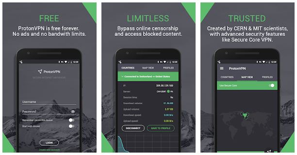 ProtonVPN App Features