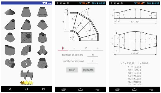 Flat Pattern Bend App Features