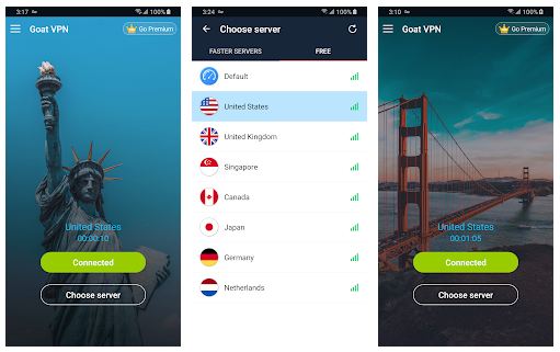 Goat VPN App Featuers