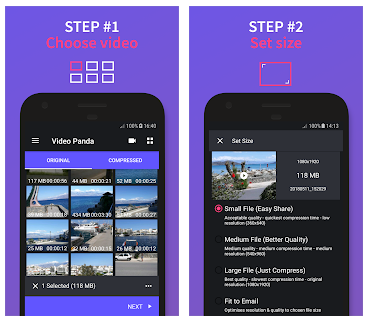 Panda Video Compressor App Features