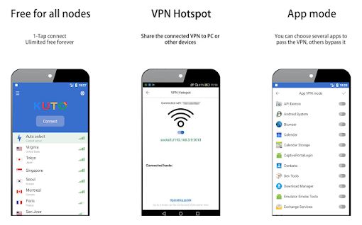 KUTO VPN App Features