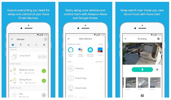 Kasa Smart App Features