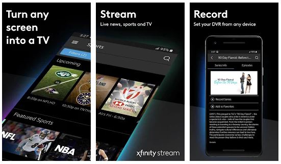 Xfinity Stream App Features