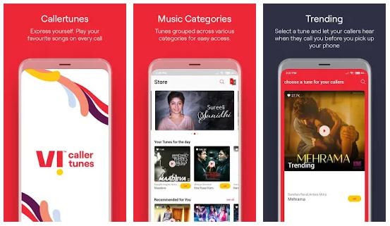 Vi Callertunes App Features