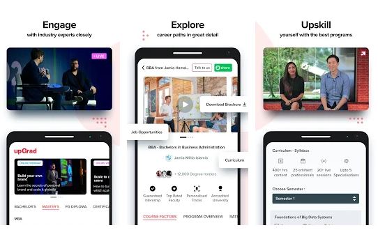 upGrad App Features