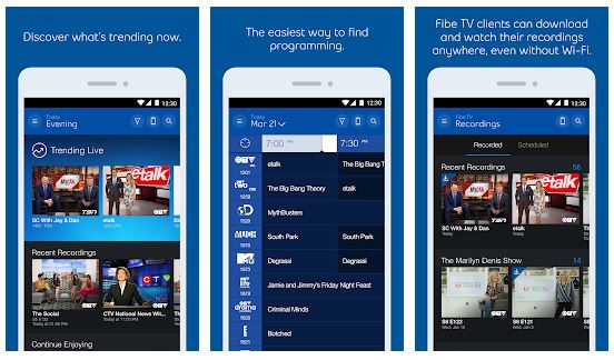 Bell Fibe TV App Features