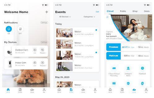 Zmodo App Features