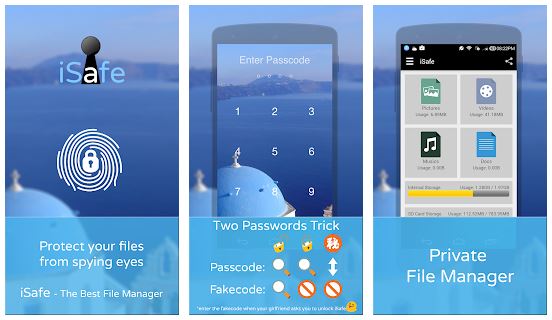 iSafe App Features